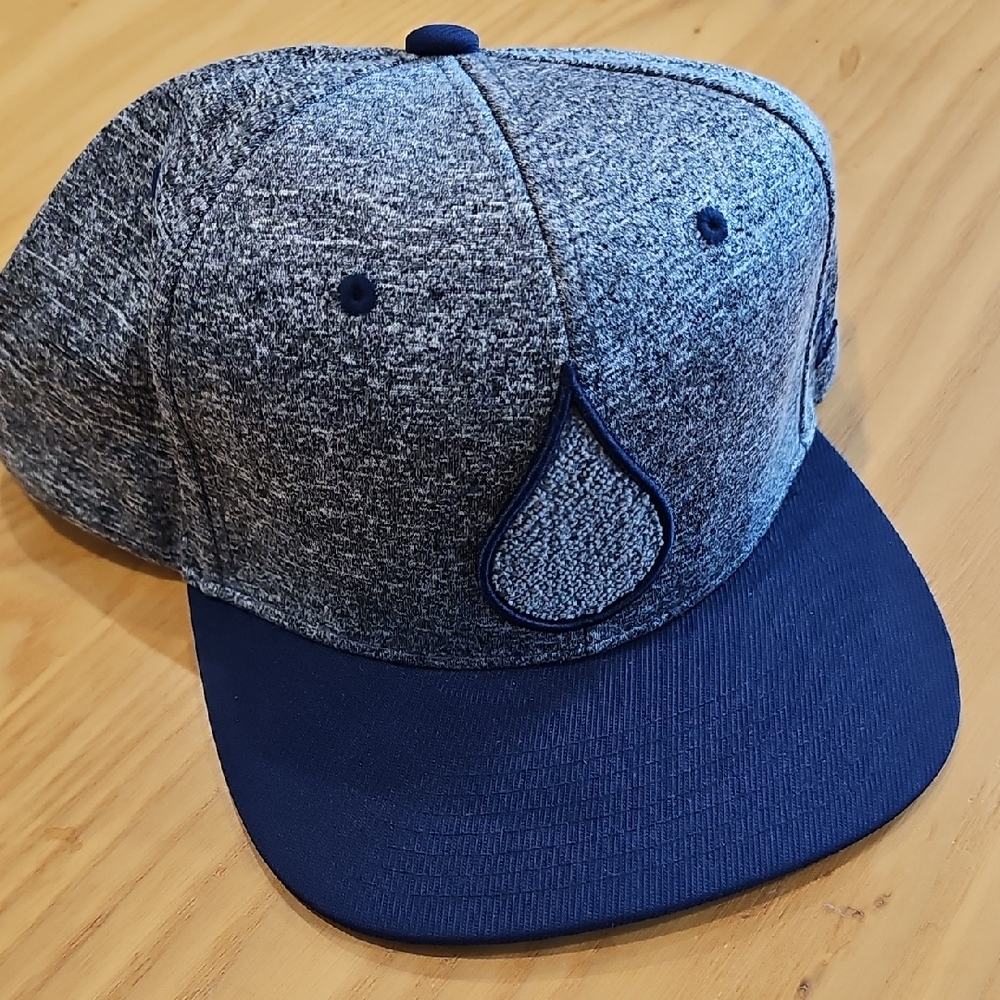 Oilers Blue and Gray Snapback Hat